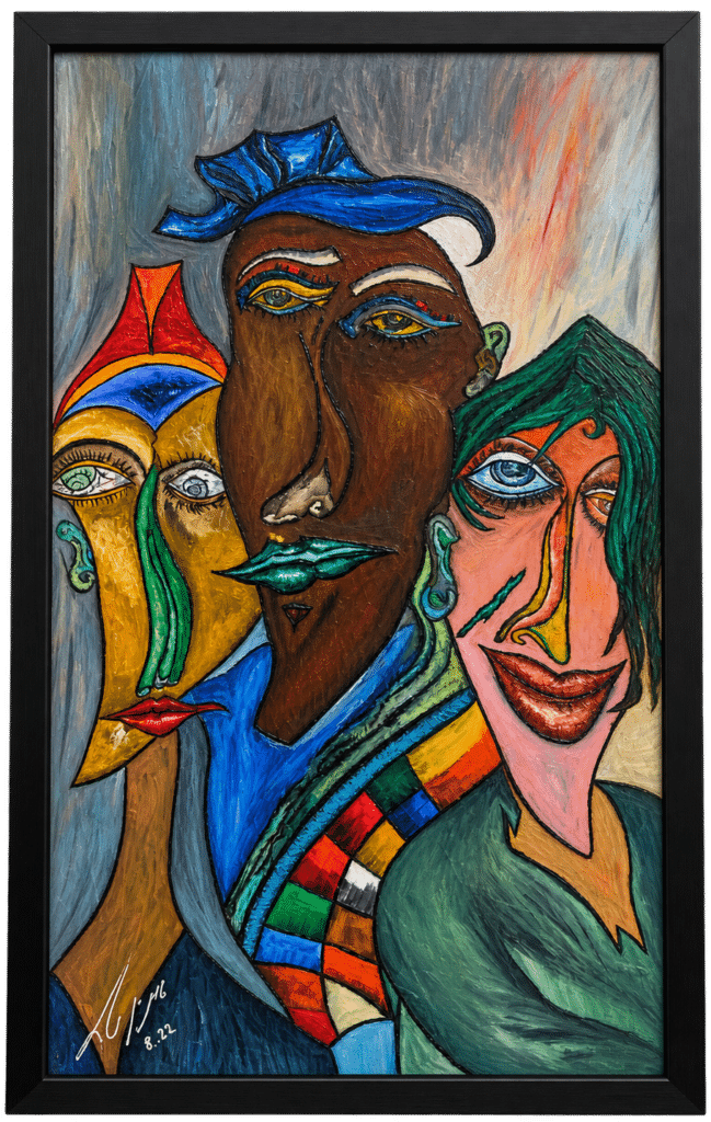 The Secret of the Sexes II, painting by Amnon Moalem