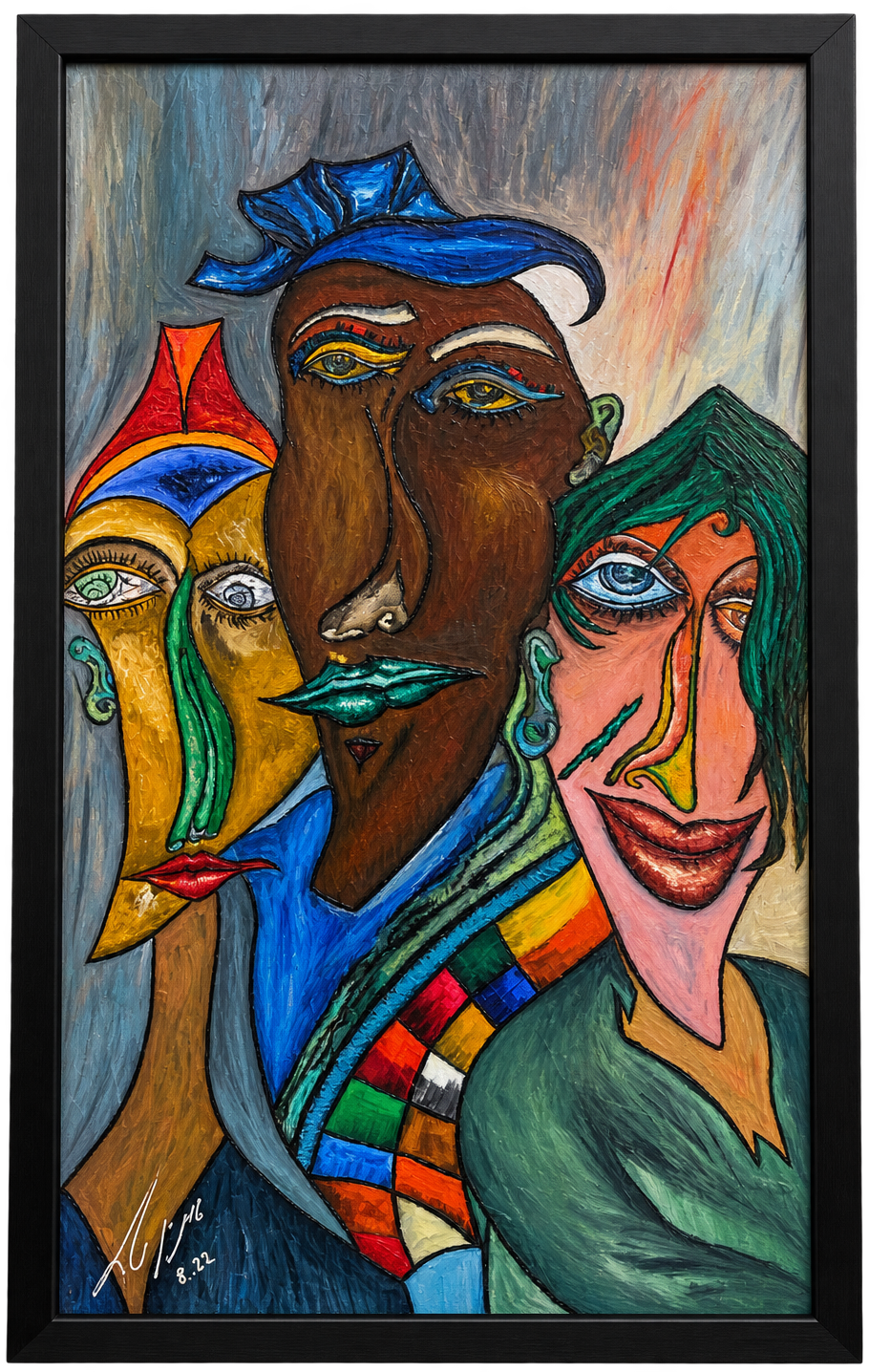 The Secret of the Sexes II, painting by Amnon Moalem
