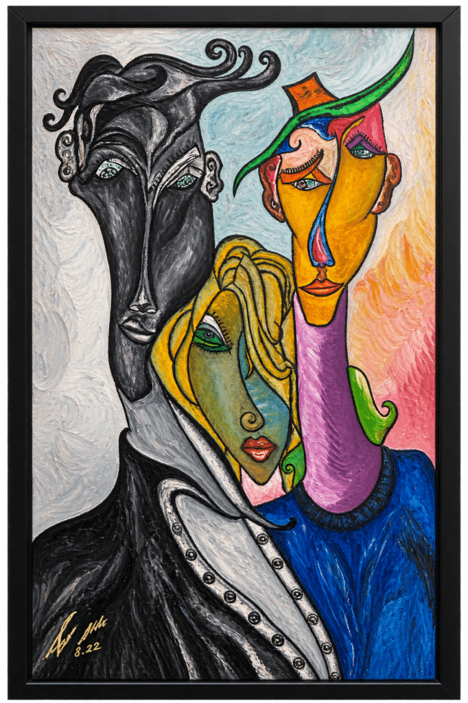 The Secret of the Sexes, painting by Amnon Moalem