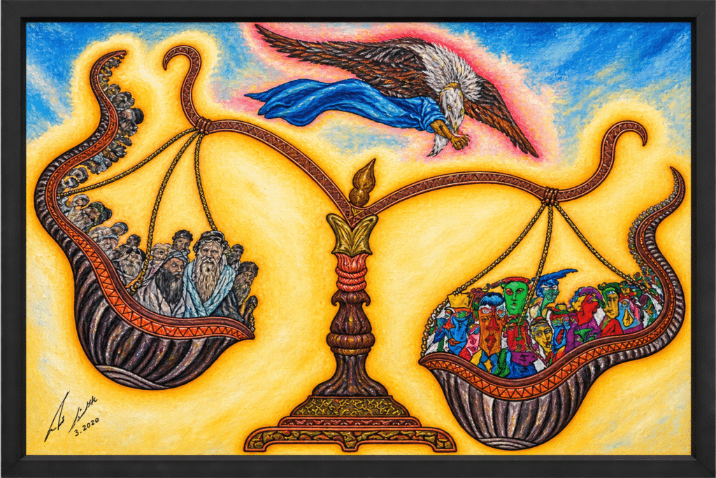 Paradox, painting by Amnon Moalem
