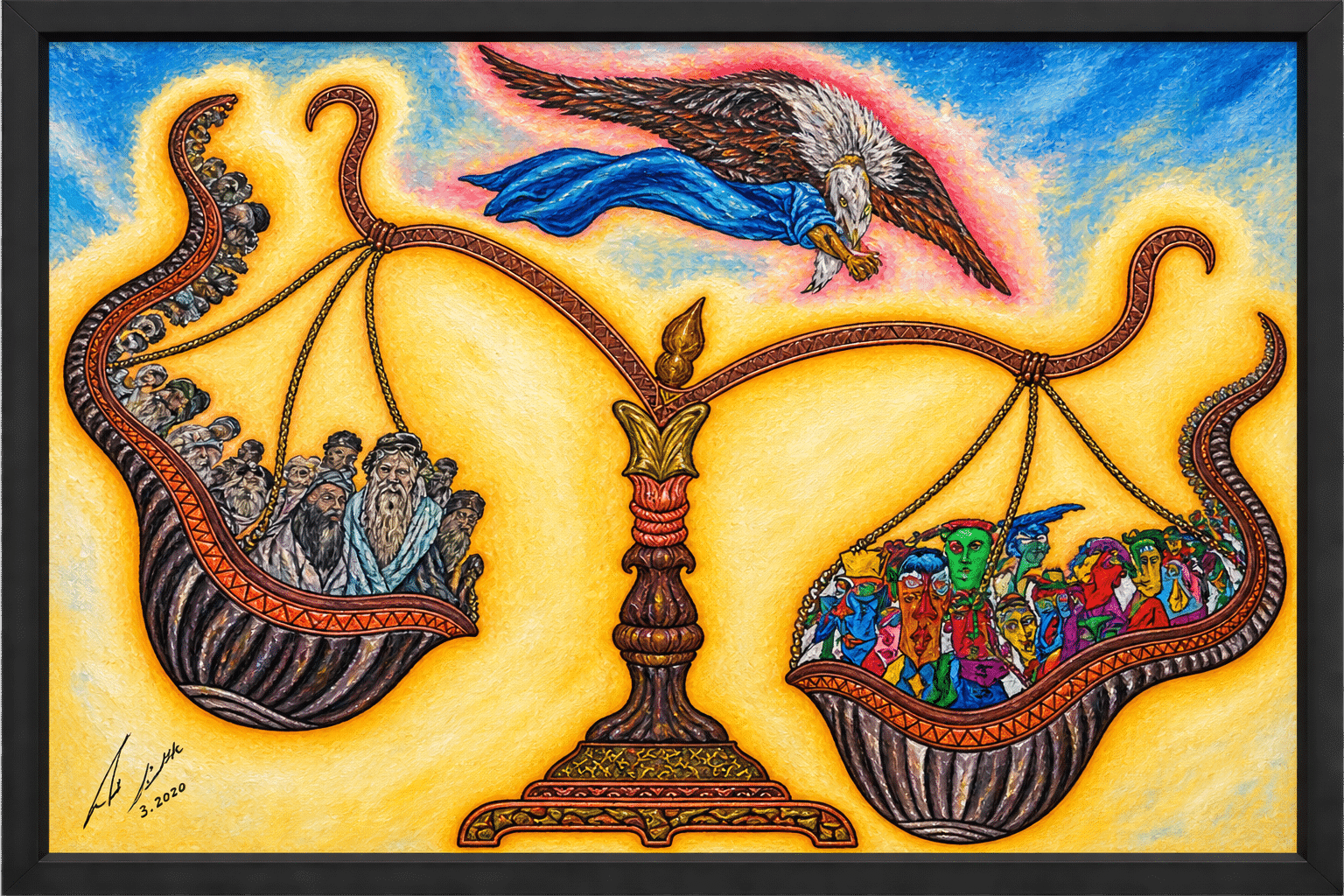 Paradox, painting by Amnon Moalem