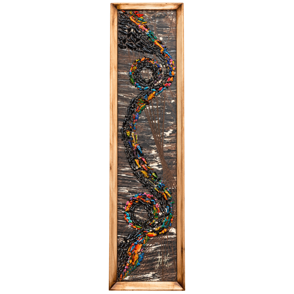 Ascension, mixed media artwork by Amnon Moalem