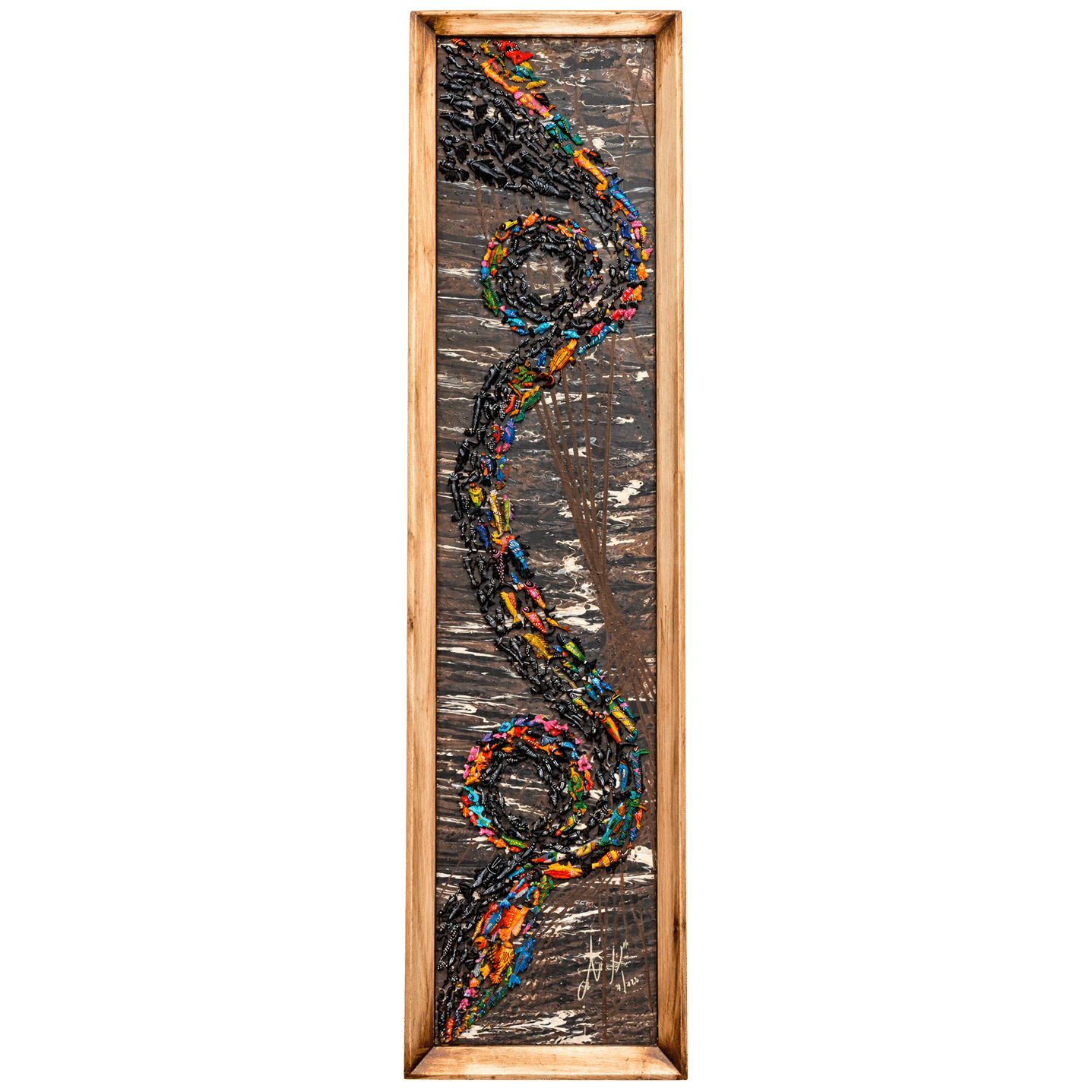 Ascension, mixed media artwork by Amnon Moalem
