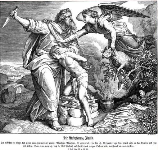 The Sacrifice of Isaac, engraving